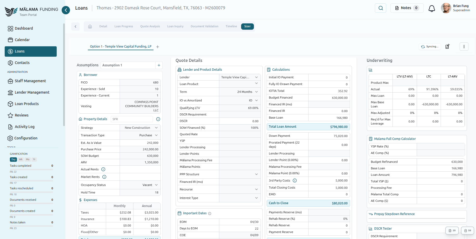 AI Underwriter — Real Estate Lending Platform – screenshot 3