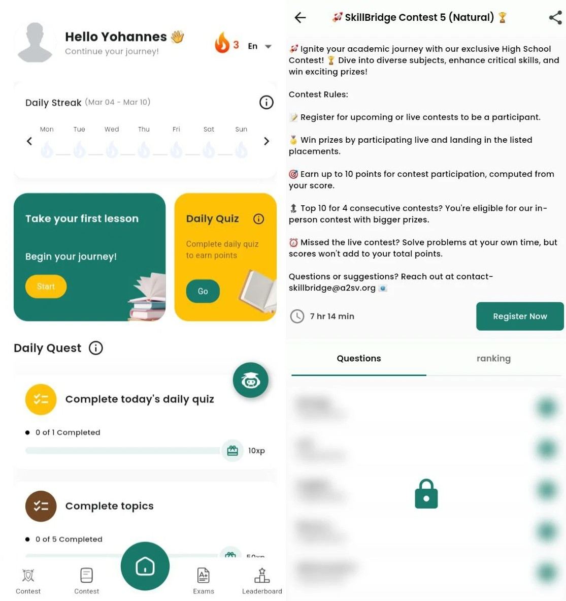 SkillBridge — AI-Powered Exam Prep App – screenshot 1