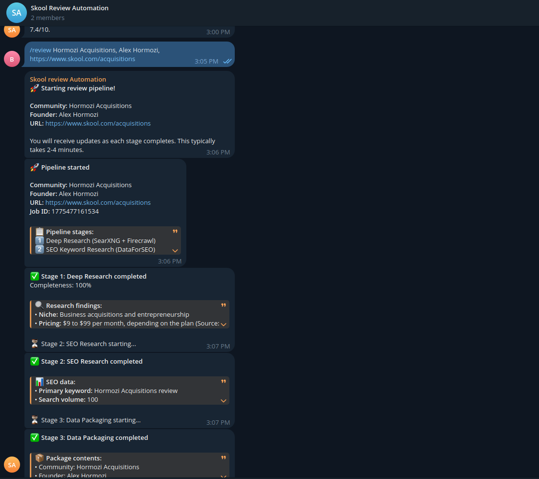 n8n Content Pipeline — Topic to Published SEO Article in Under 4 Minutes, screenshot 6 of 7